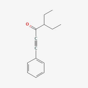 4-Ethyl-1-phenylhex-1-yn-3-one