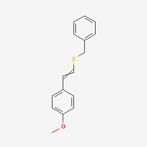 1-[2-(Benzylsulfanyl)ethenyl]-4-methoxybenzene