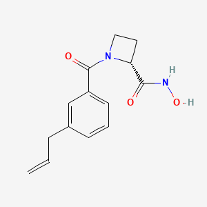 (2R)-N-hydroxy-1-(3-prop-2-enylbenzoyl)azetidine-2-carboxamide