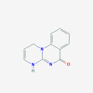 molecular formula C11H9N3O B12612104 1,5-Dihydro-6H-pyrimido[1,2-a]quinazolin-6-one CAS No. 651043-42-4