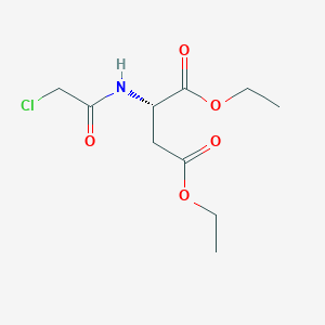 molecular formula C10H16ClNO5 B12612109 Diethyl N-(chloroacetyl)-L-aspartate CAS No. 917895-19-3