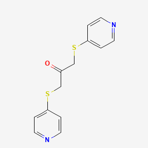 1,3-Bis[(pyridin-4-yl)sulfanyl]propan-2-one