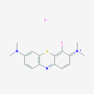 7-(Dimethylamino)-4-iodo-N,N-dimethyl-3H-phenothiazin-3-iminium iodide