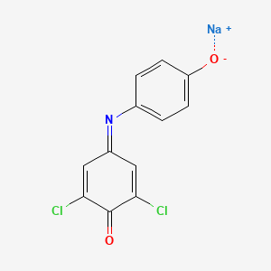 molecular formula C12H6Cl2NNaO2 B1261218 2,6-Dichloroindophenol sodium salt CAS No. 620-45-1