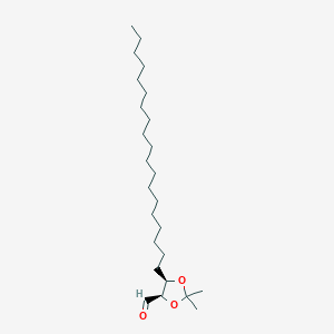 molecular formula C25H48O3 B12612183 (4R,5R)-2,2-dimethyl-5-nonadecyl-1,3-dioxolane-4-carbaldehyde CAS No. 918867-18-2