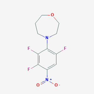 4-(2,3,6-Trifluoro-4-nitrophenyl)-1,4-oxazepane