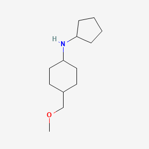 N-cyclopentyl-4-(methoxymethyl)cyclohexan-1-amine