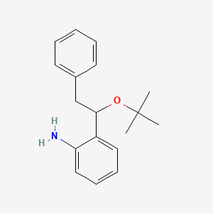 2-(1-tert-Butoxy-2-phenylethyl)aniline