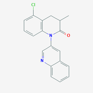 5-Chloro-3-methyl-3,4-dihydro-2H-[1,3'-biquinolin]-2-one