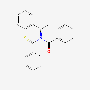 N-(4-Methylbenzene-1-carbothioyl)-N-[(1R)-1-phenylethyl]benzamide