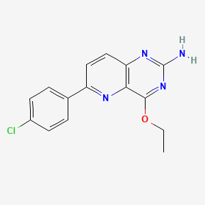 6-(4-Chlorophenyl)-4-ethoxypyrido[3,2-d]pyrimidin-2-amine