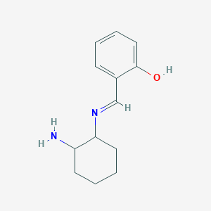 molecular formula C13H18N2O B12612287 6-{[(2-Aminocyclohexyl)amino]methylidene}cyclohexa-2,4-dien-1-one CAS No. 914934-41-1