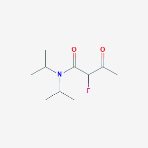 2-Fluoro-3-oxo-N,N-di(propan-2-yl)butanamide