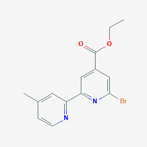 Ethyl 6-bromo-4'-methyl-2,2'-bipyridine-4-carboxylate