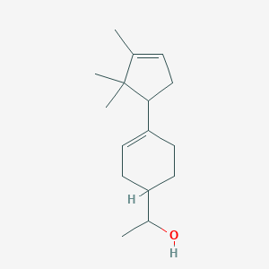 1-[4-(2,2,3-Trimethylcyclopent-3-enyl)cyclohex-3-enyl]ethanol