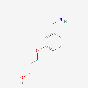 3-{3-[(Methylamino)methyl]phenoxy}propan-1-OL