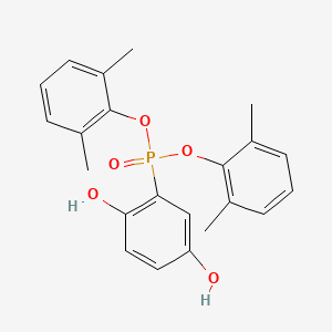 Bis(2,6-dimethylphenyl) (2,5-dihydroxyphenyl)phosphonate