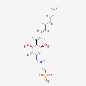 molecular formula C22H35NO6S B1261241 Phorbasin D 