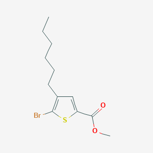 Methyl 5-bromo-4-hexylthiophene-2-carboxylate