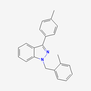 3-(4-Methylphenyl)-1-[(2-methylphenyl)methyl]-1H-indazole