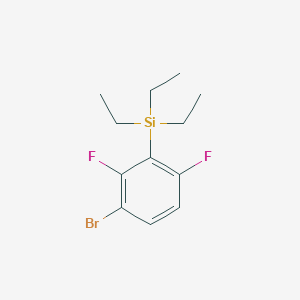 Silane, (3-bromo-2,6-difluorophenyl)triethyl-