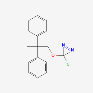 3-Chloro-3-(2,2-diphenylpropoxy)-3H-diazirene