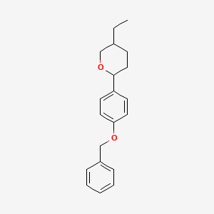 2-[4-(Benzyloxy)phenyl]-5-ethyloxane