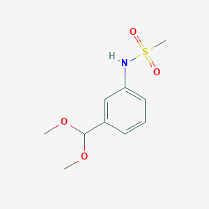 Methanesulfonamide, N-[3-(dimethoxymethyl)phenyl]-