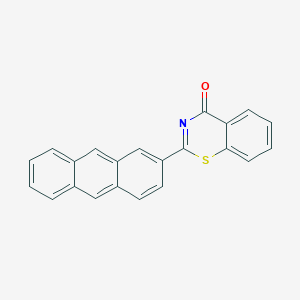 2-(Anthracen-2-YL)-4H-1,3-benzothiazin-4-one