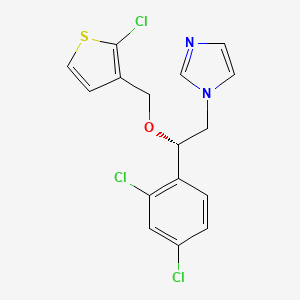 molecular formula C16H13Cl3N2OS B1261259 (S)-替奥康唑 