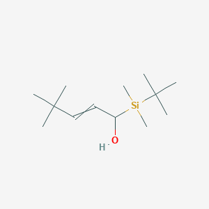 1-[Tert-butyl(dimethyl)silyl]-4,4-dimethylpent-2-en-1-ol