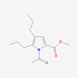 Methyl 1-acetyl-4,5-dipropyl-1H-pyrrole-2-carboxylate