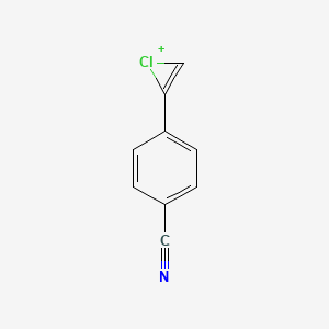 2-(4-Cyanophenyl)chloriren-1-ium