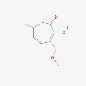 2,4,6-Cycloheptatrien-1-one, 2-hydroxy-7-(methoxymethyl)-4-methyl-