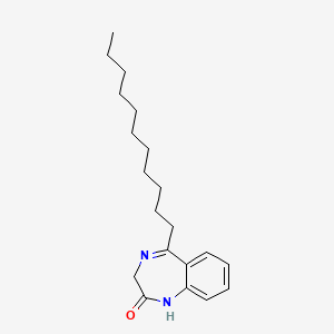 5-Undecyl-3,4-dihydro-2H-1,4-benzodiazepin-2-one