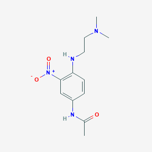 N-(4-{[2-(Dimethylamino)ethyl]amino}-3-nitrophenyl)acetamide