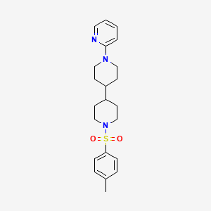 1-(4-Methylbenzene-1-sulfonyl)-1'-(pyridin-2-yl)-4,4'-bipiperidine