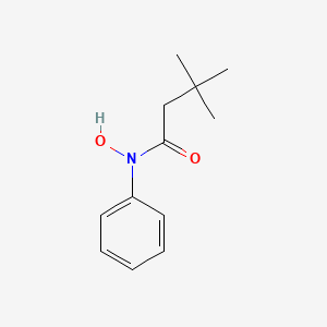 molecular formula C12H17NO2 B12612739 N-Hydroxy-3,3-dimethyl-N-phenylbutanamide CAS No. 918107-01-4