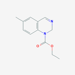 molecular formula C12H14N2O2 B12612845 Ethyl 6-methylquinazoline-1(2H)-carboxylate CAS No. 919769-95-2