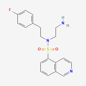 molecular formula C19H20FN3O2S B12612872 N-(2-Aminoethyl)-N-[2-(4-fluorophenyl)ethyl]isoquinoline-5-sulfonamide CAS No. 651307-22-1