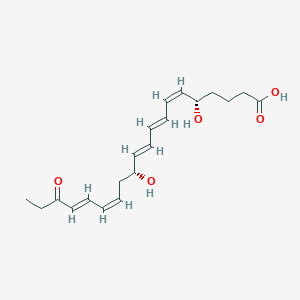 molecular formula C20H28O5 B1261292 18-oxo-Resolvin E1 