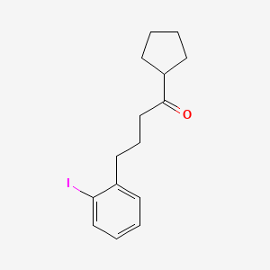 1-Cyclopentyl-4-(2-iodophenyl)butan-1-one