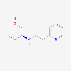 (2S)-3-Methyl-2-{[2-(pyridin-2-yl)ethyl]amino}butan-1-ol