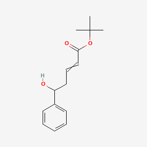 Tert-butyl 5-hydroxy-5-phenylpent-2-enoate