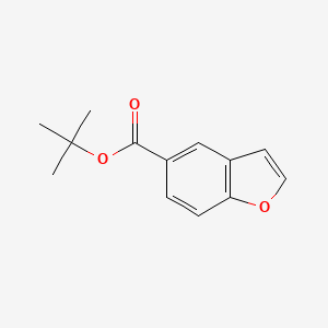 molecular formula C13H14O3 B12613094 tert-Butyl 1-benzofuran-5-carboxylate CAS No. 918540-30-4