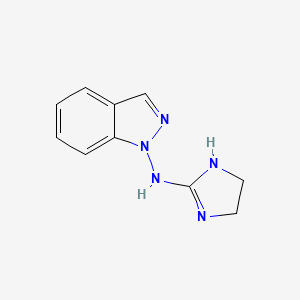 molecular formula C10H11N5 B1261314 Marsanidine 
