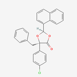 (2R,5R)-5-Benzyl-5-(4-chlorophenyl)-2-(naphthalen-1-yl)-1,3-dioxolan-4-one