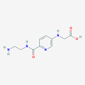 N-{6-[(2-Aminoethyl)carbamoyl]pyridin-3-yl}glycine