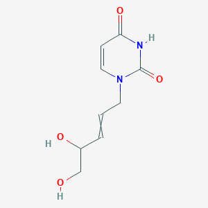 1-(4,5-Dihydroxypent-2-en-1-yl)pyrimidine-2,4(1H,3H)-dione