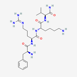 L-Phenylalanyl-N~5~-(diaminomethylidene)-L-ornithyl-L-lysyl-L-valinamide